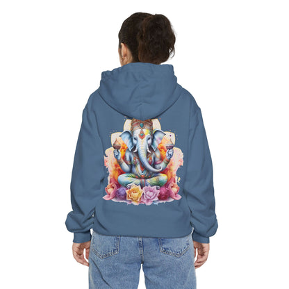 Hooded Sweatshirt: Ganesha Design