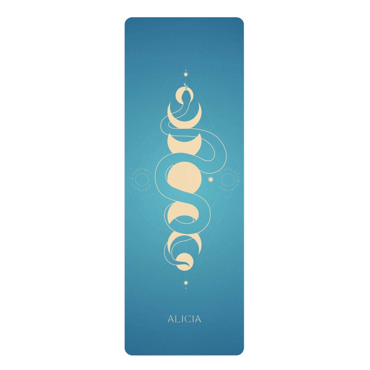 Custom Yoga Mat: Mystic Snake