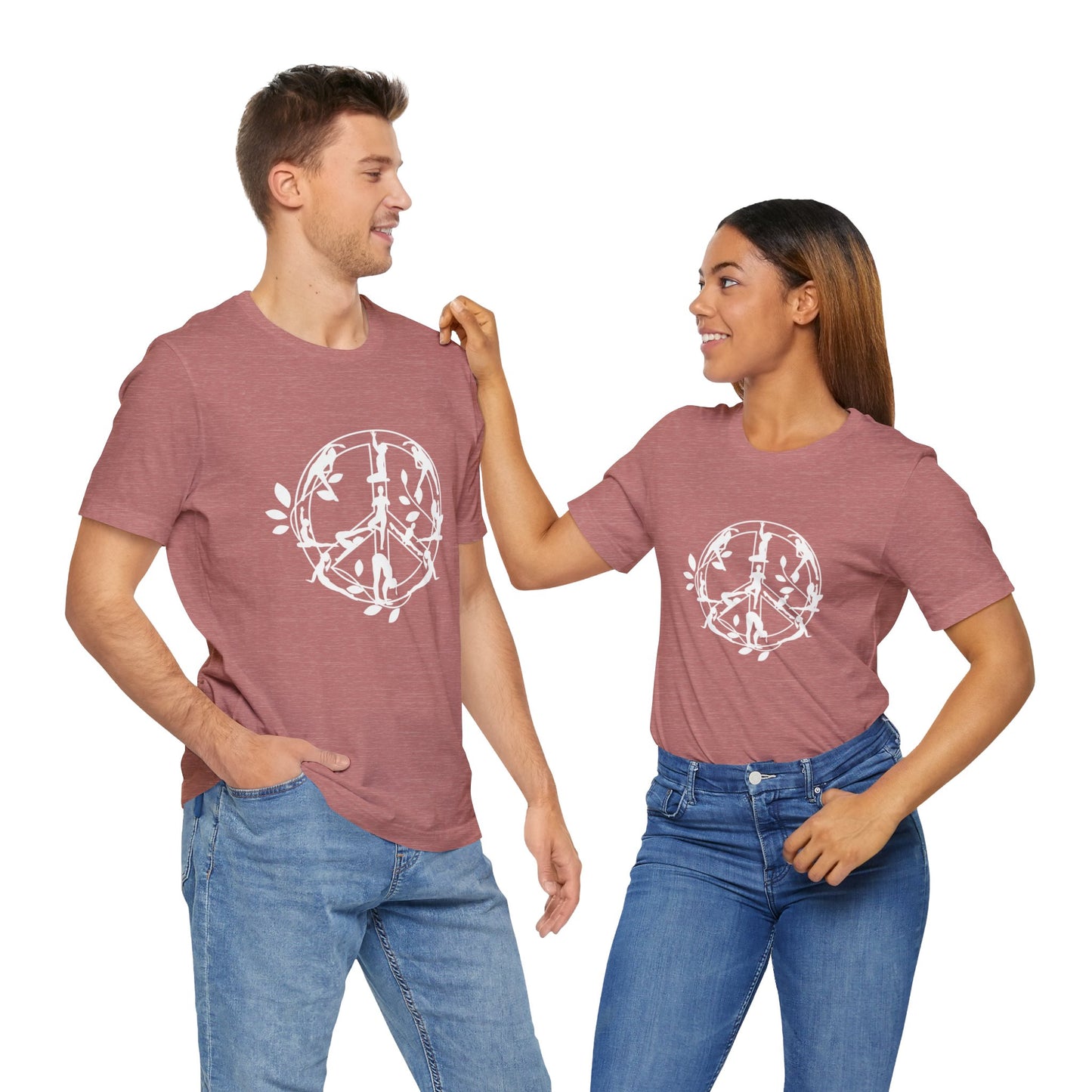 Peace Symbol Yoga Shirt