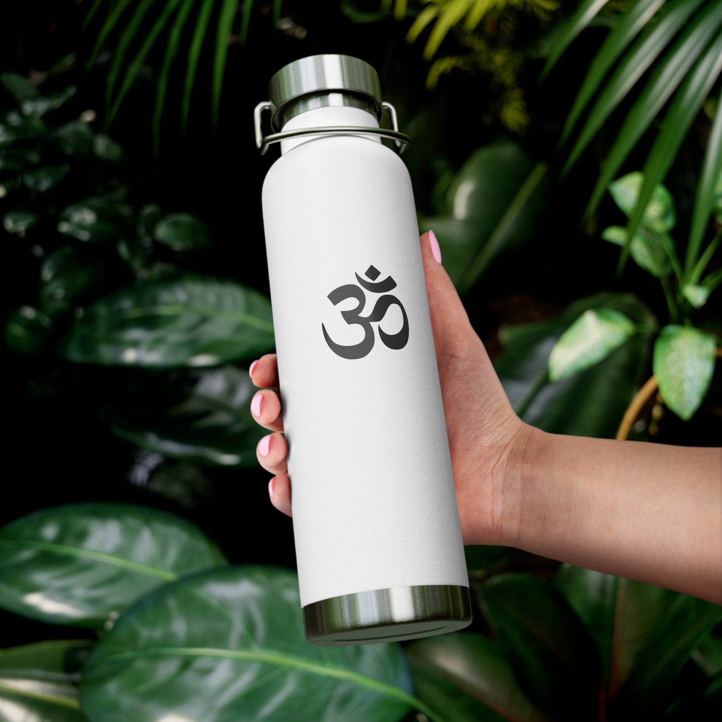 Yoga Om Copper Bottle