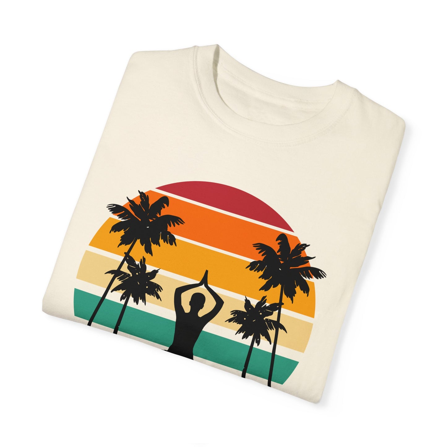 Comfort Yoga Shirt: Beach Retro Vintage