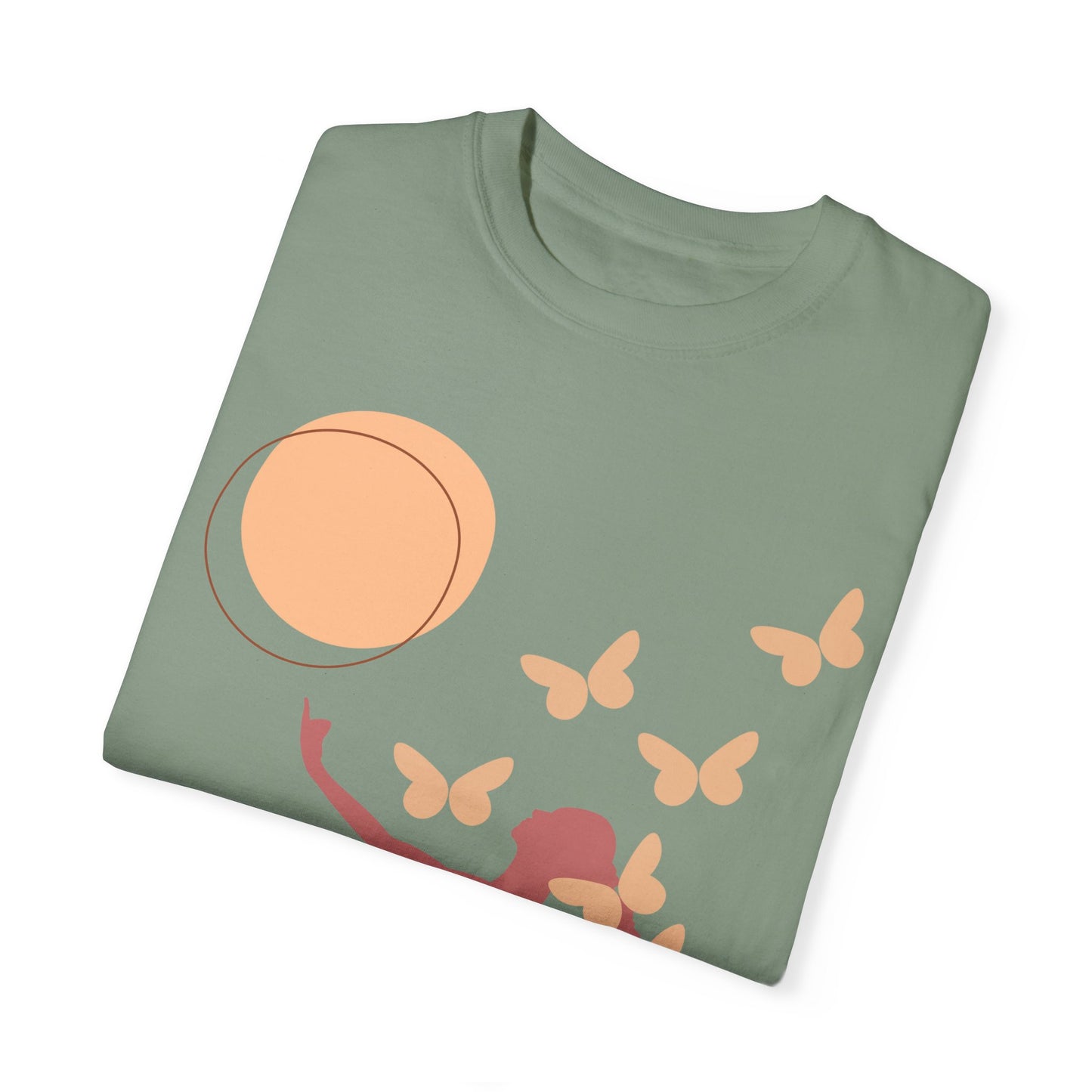 Comfort Yoga Shirt: Boho Butterfly Design