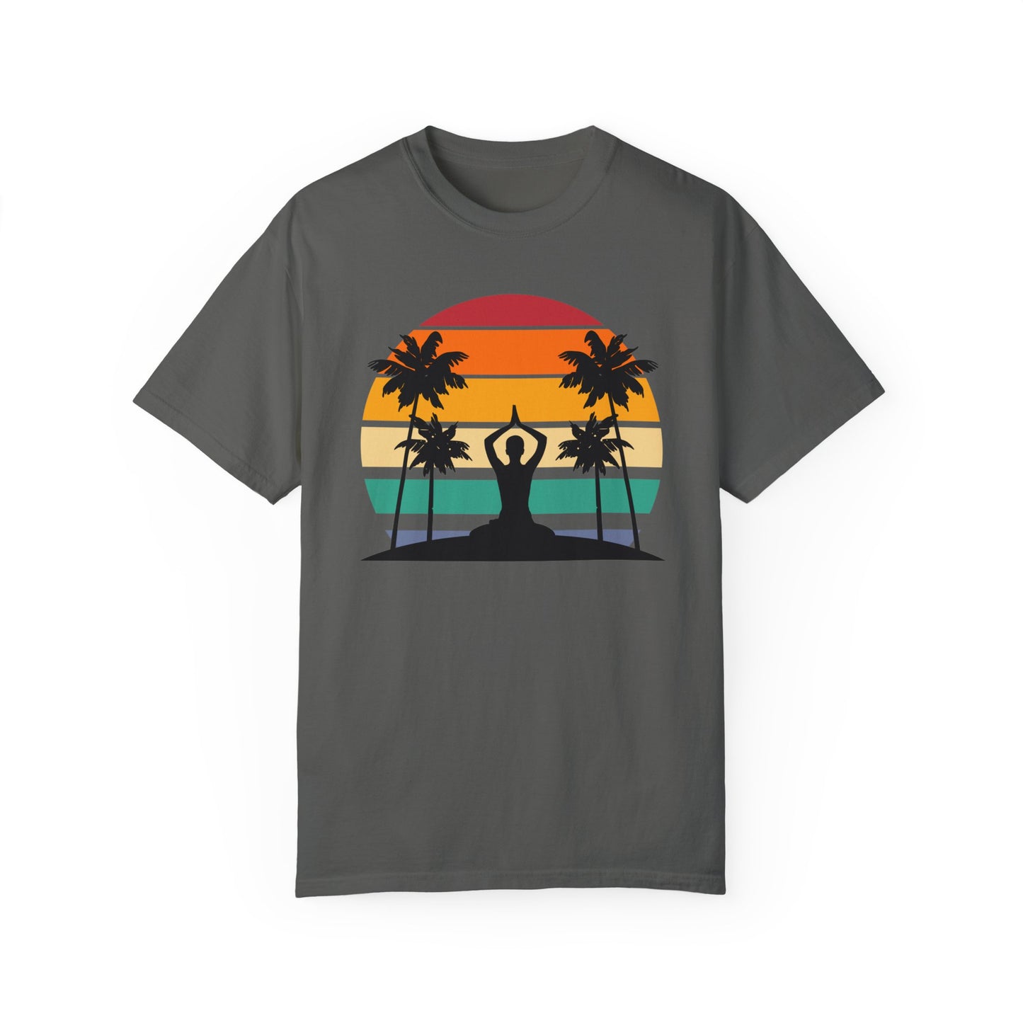 Comfort Yoga Shirt: Beach Retro Vintage