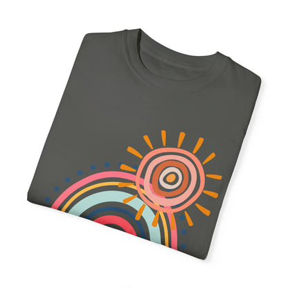 Comfort Yoga Shirt: Boho Rainbow