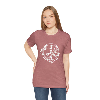 Peace Symbol Yoga Shirt