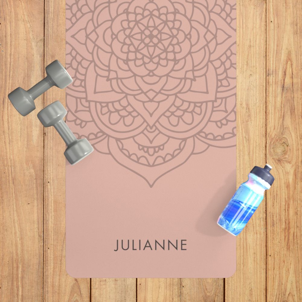 Personalized Mandala Yoga Mat