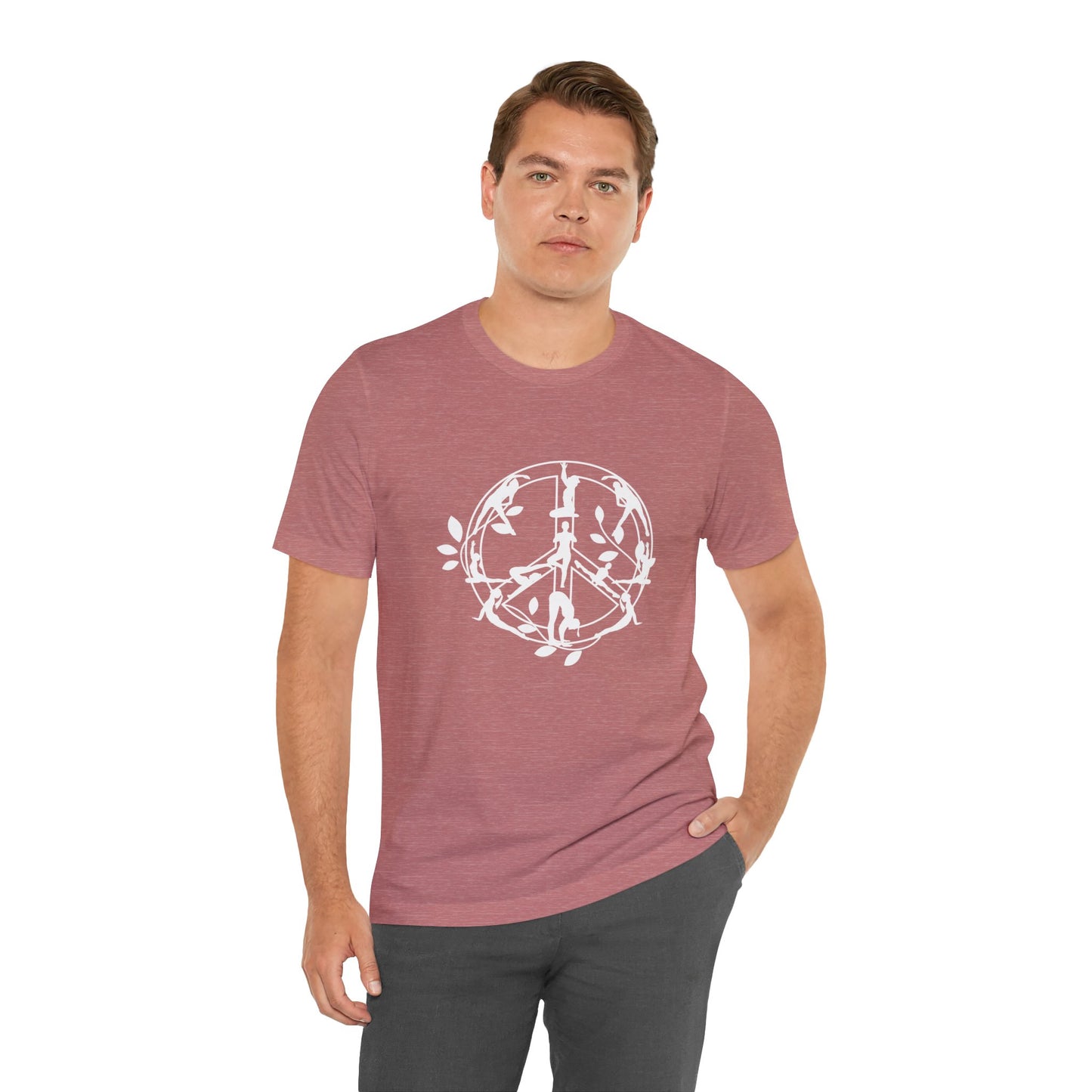 Peace Symbol Yoga Shirt