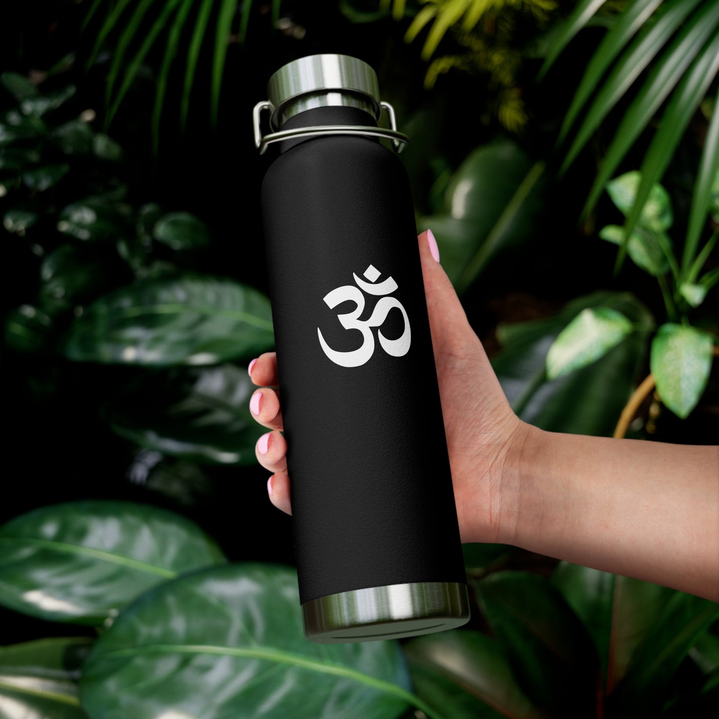 Yoga Om Copper Bottle