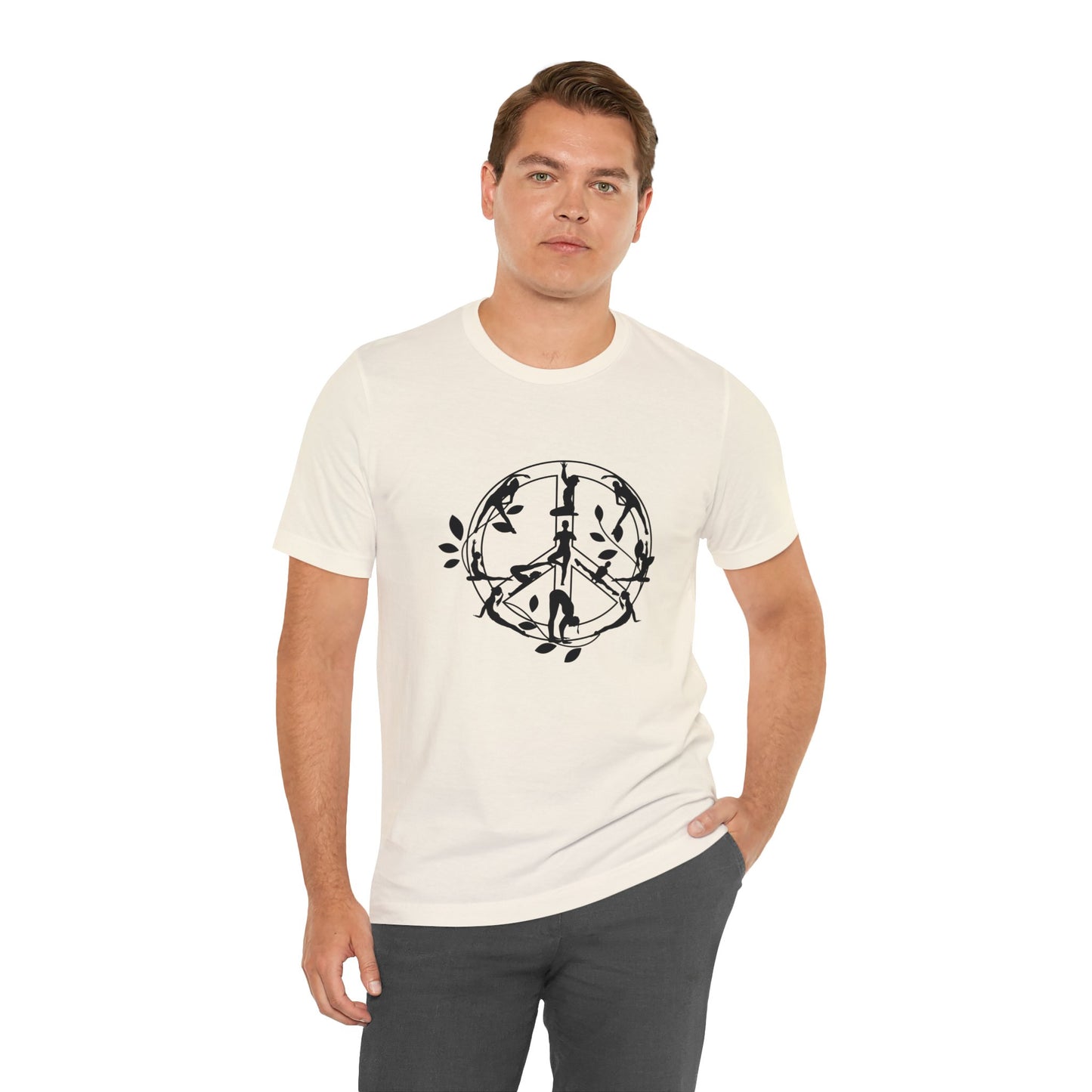 Peace Symbol Yoga Shirt