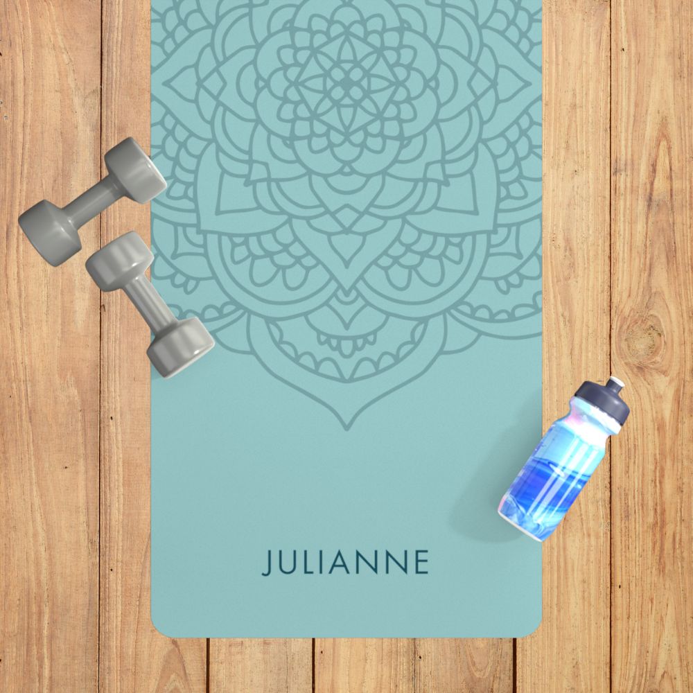 Personalized Mandala Yoga Mat