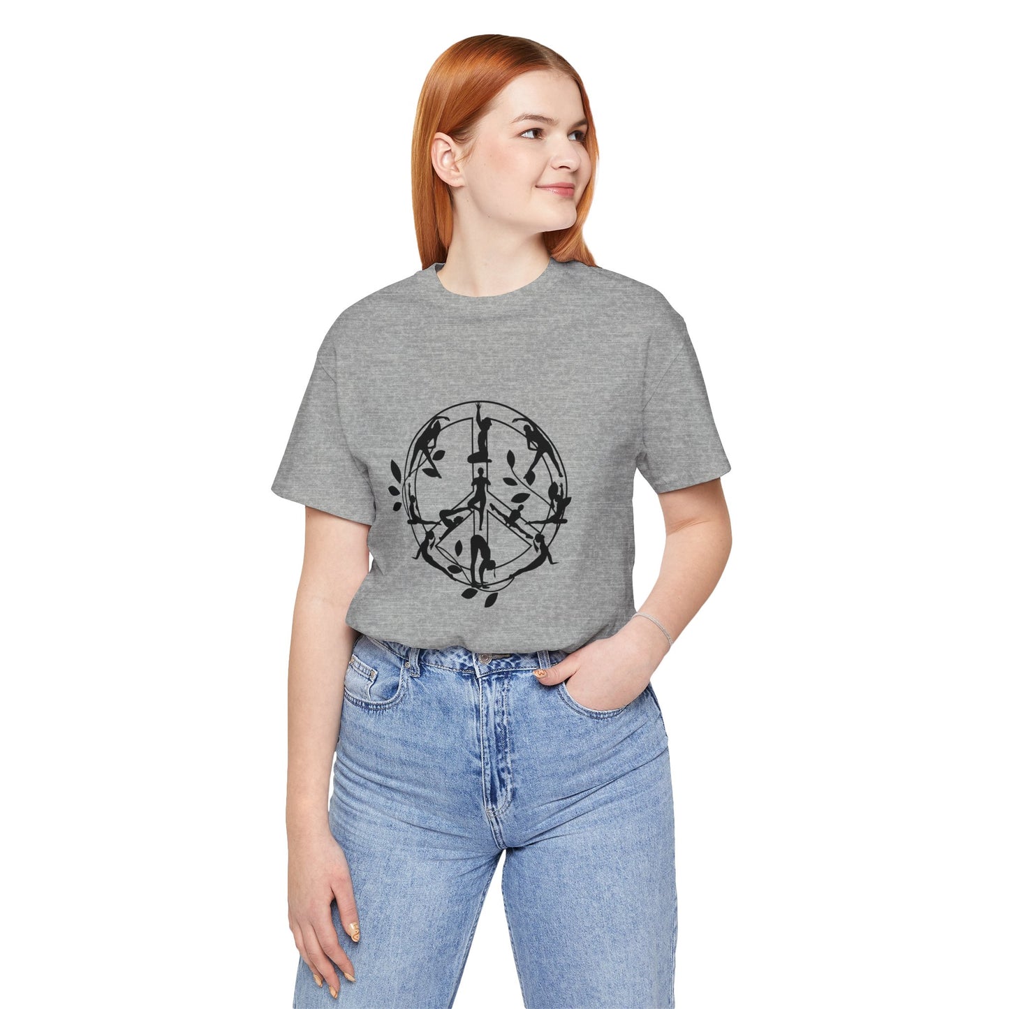 Peace Symbol Yoga Shirt