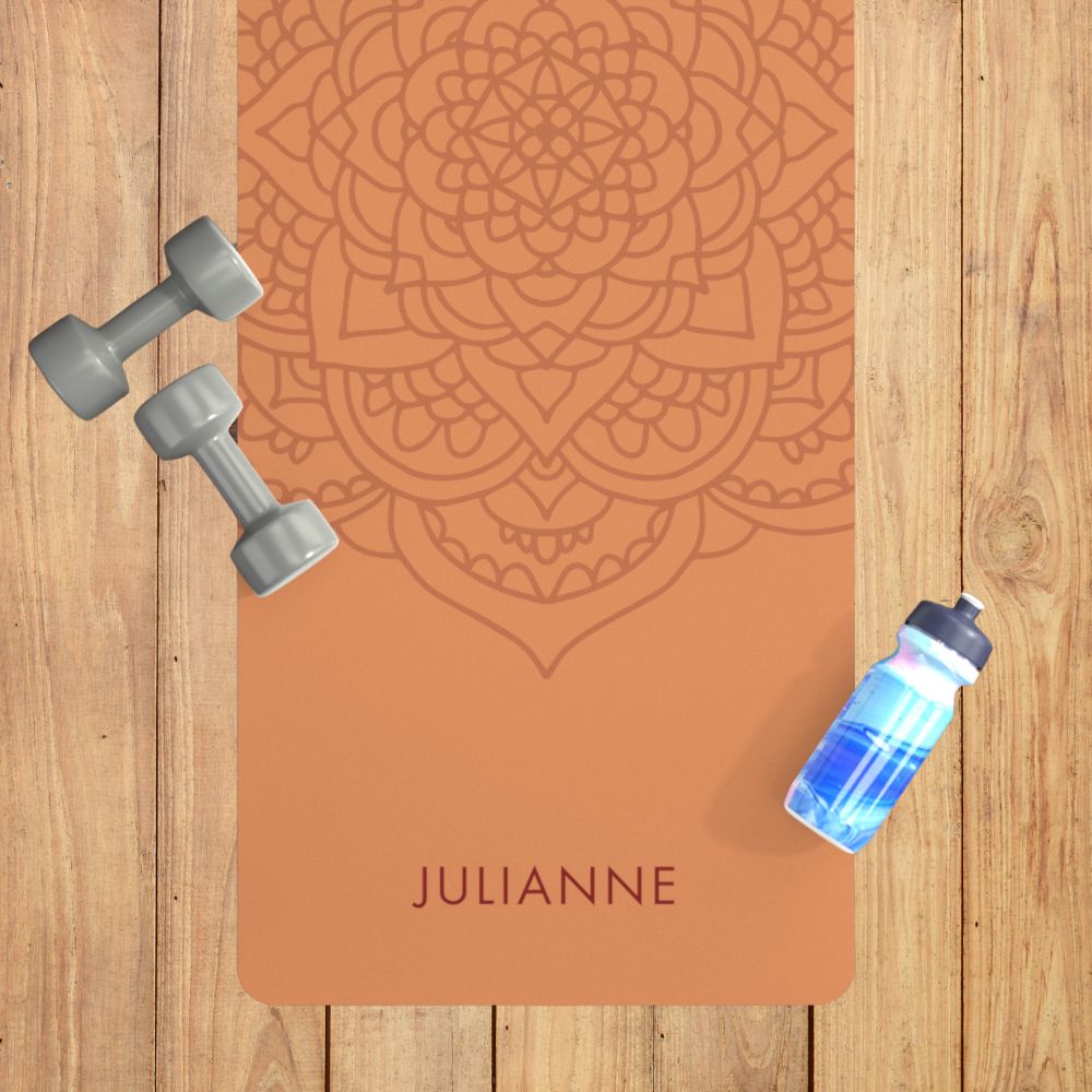 Personalized Mandala Yoga Mat