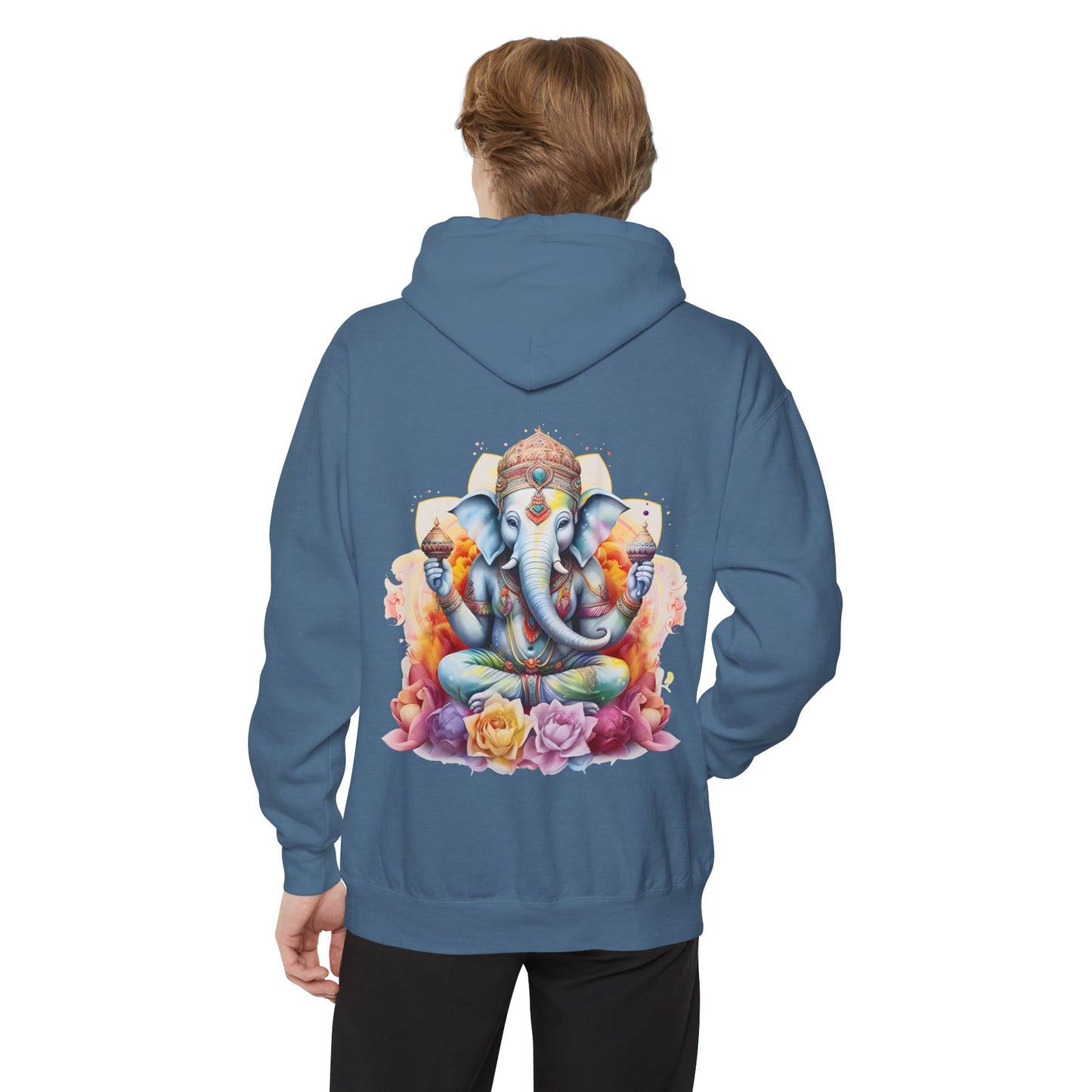 Hooded Sweatshirt: Ganesha Design