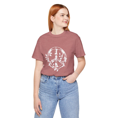 Peace Symbol Yoga Shirt