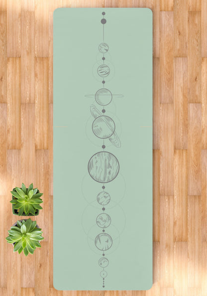 Yoga Mat: Planets Design