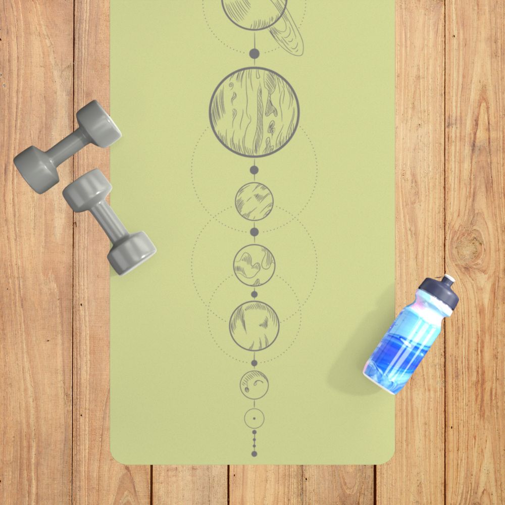 Yoga Mat: Planets Design