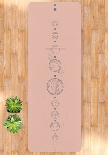 Yoga Mat: Planets Design