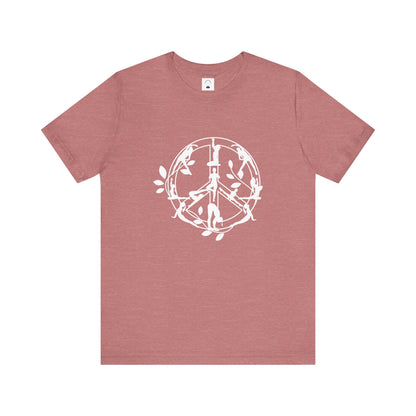 Peace Symbol Yoga Shirt