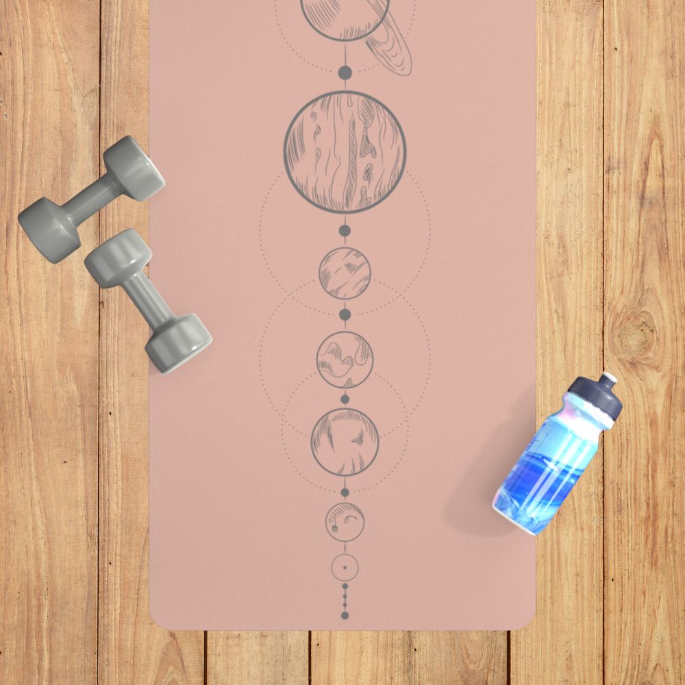 Yoga Mat: Planets Design