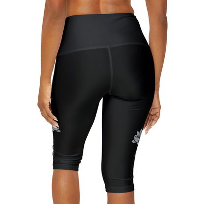 Yoga Capri: Lotus Namaste Design - yogaloversgifts