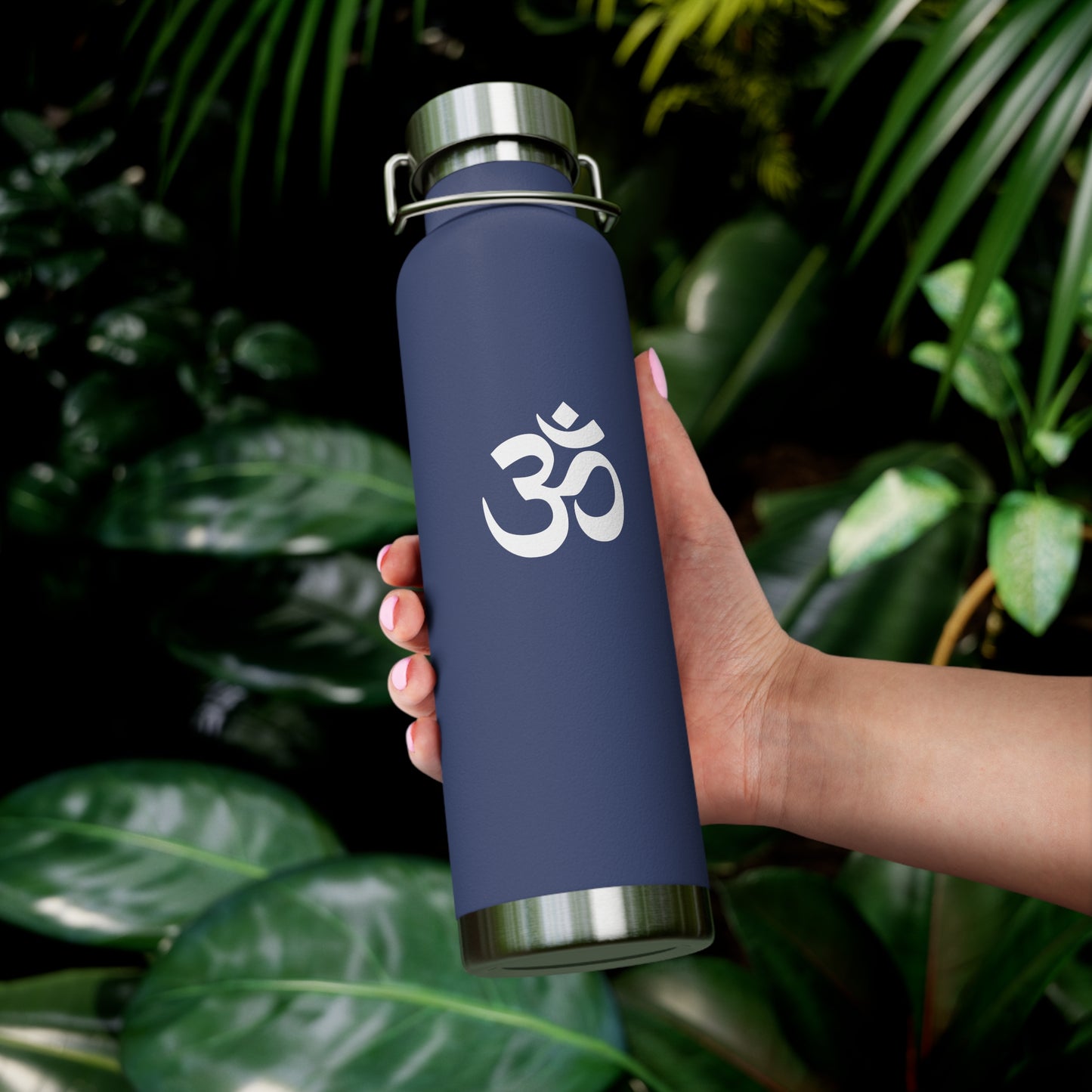 Yoga Om Copper Bottle