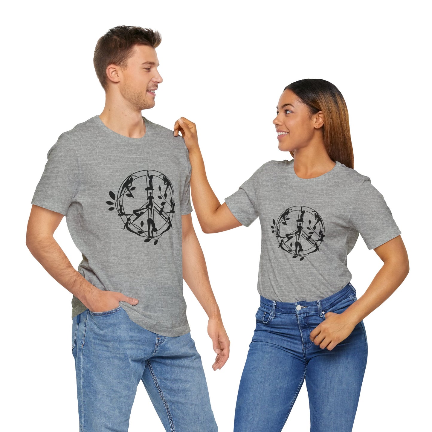 Peace Symbol Yoga Shirt