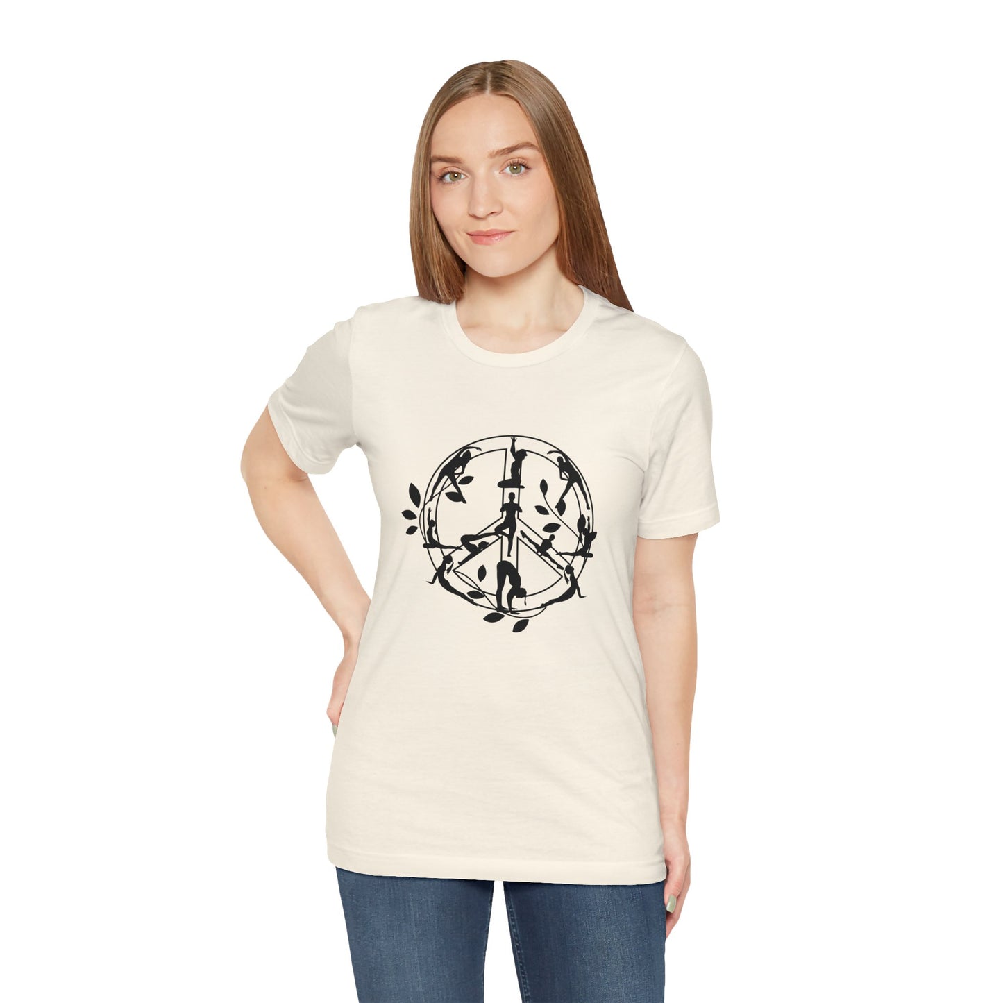 Peace Symbol Yoga Shirt