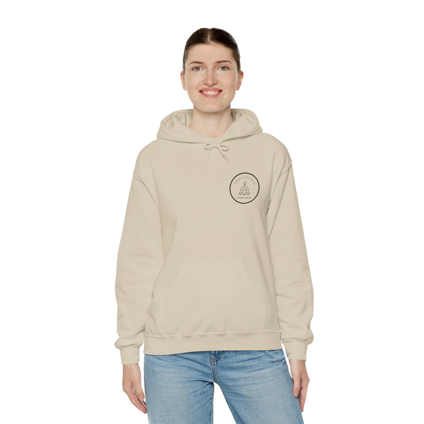 Custom Yoga Hooded Sweatshirt