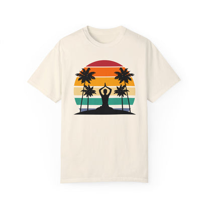 Comfort Yoga Shirt: Beach Retro Vintage