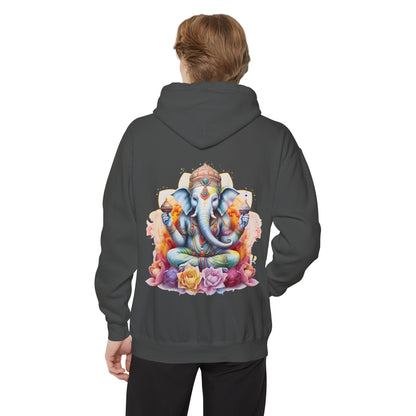 Hooded Sweatshirt: Ganesha Design