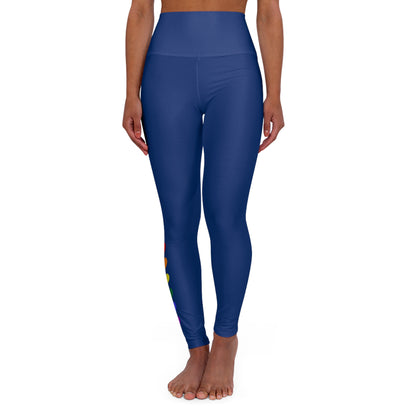 Yoga Leggings: Hearts Design