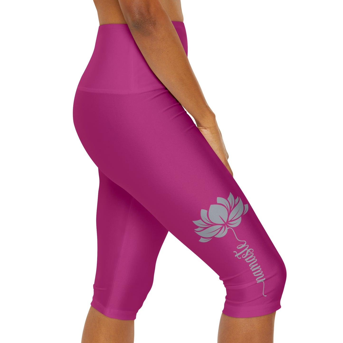 Yoga Capri: Lotus Namaste Design - yogaloversgifts