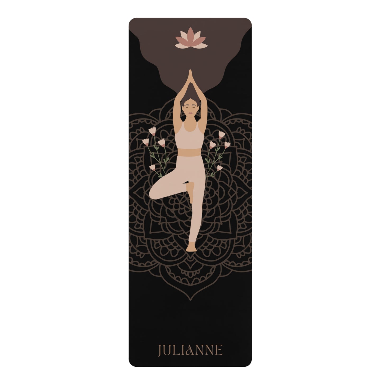 Custom Yoga Mat: Women Design - yogaloversgifts