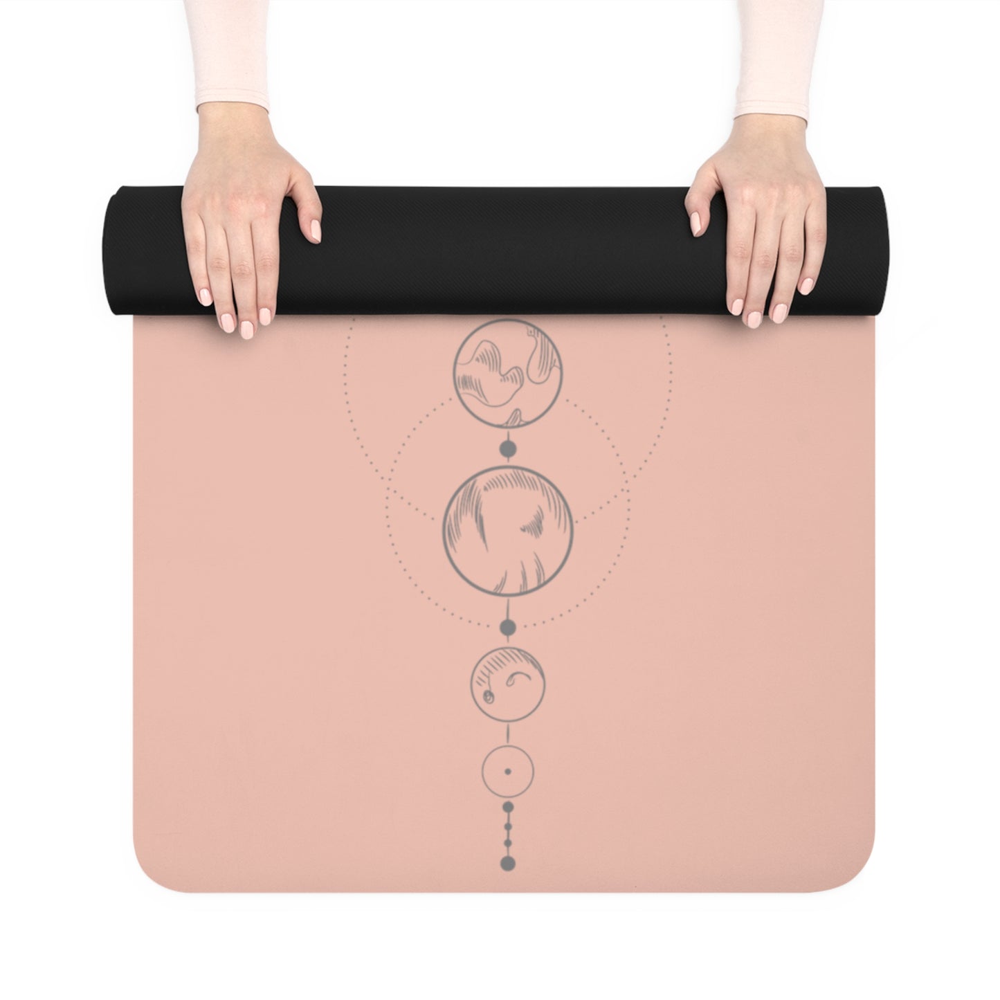 Yoga Mat: Planets Design