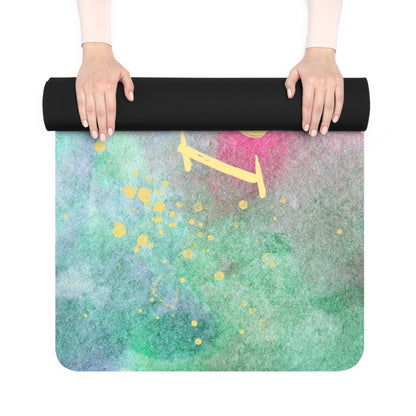 Custom Yoga Mat: Celestial Design