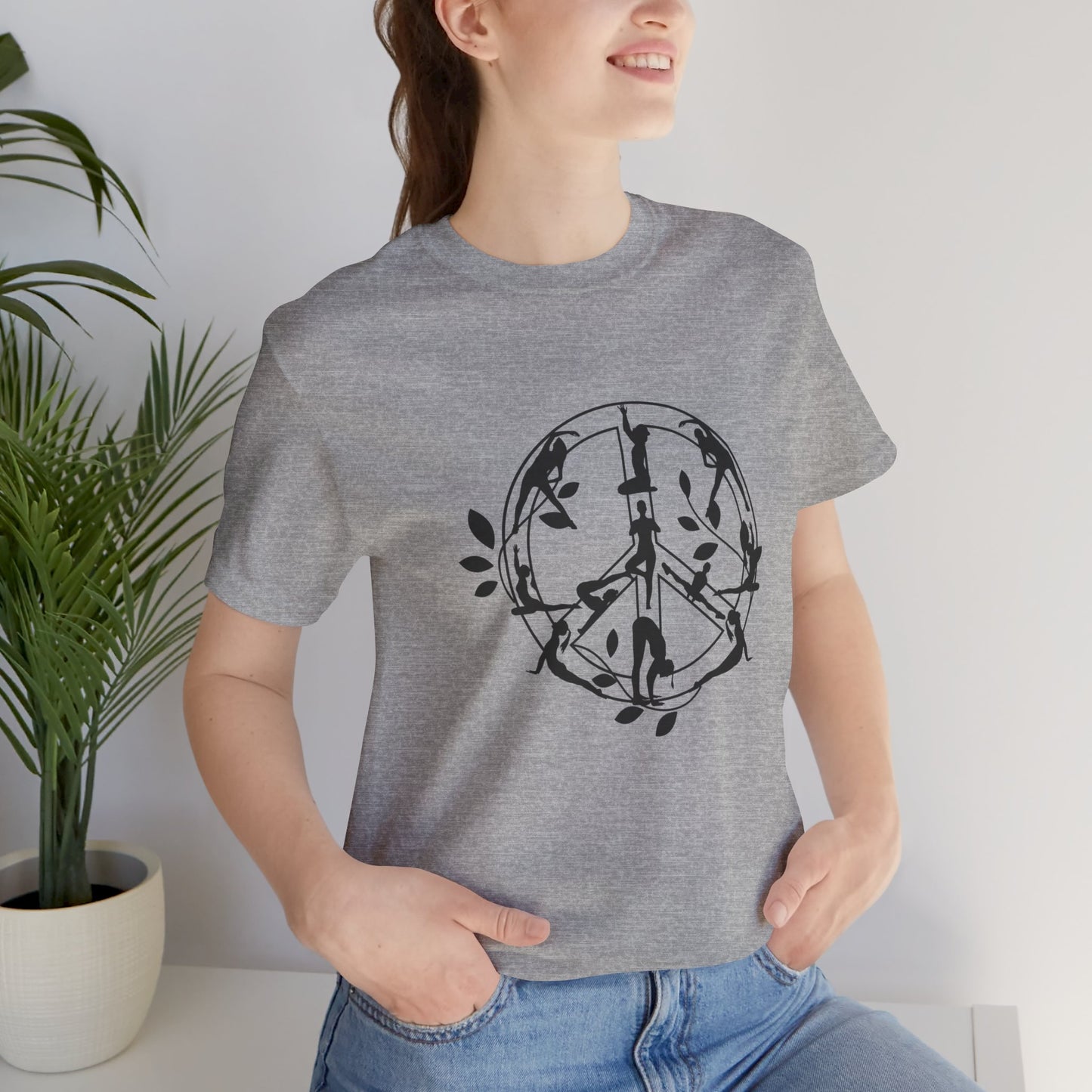 Peace Symbol Yoga Shirt