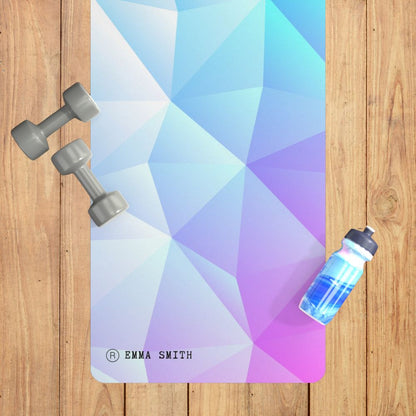 Custom Yoga Mat Ice Crystal