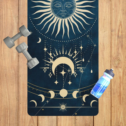 Yoga Mat: Sun & Moon  Design