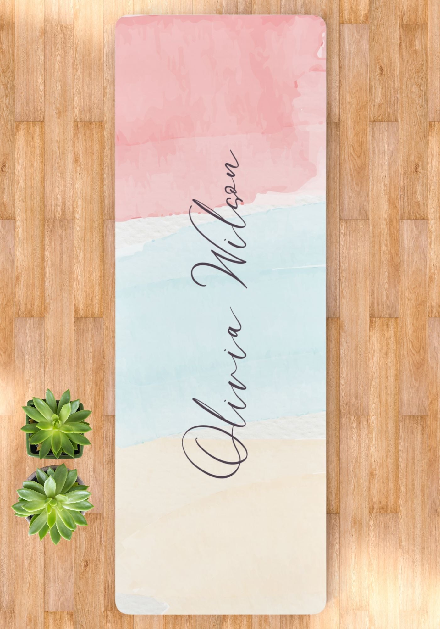 Custom Yoga Mat Silky Design