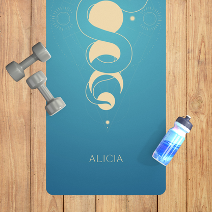 Custom Yoga Mat: Mystic Snake