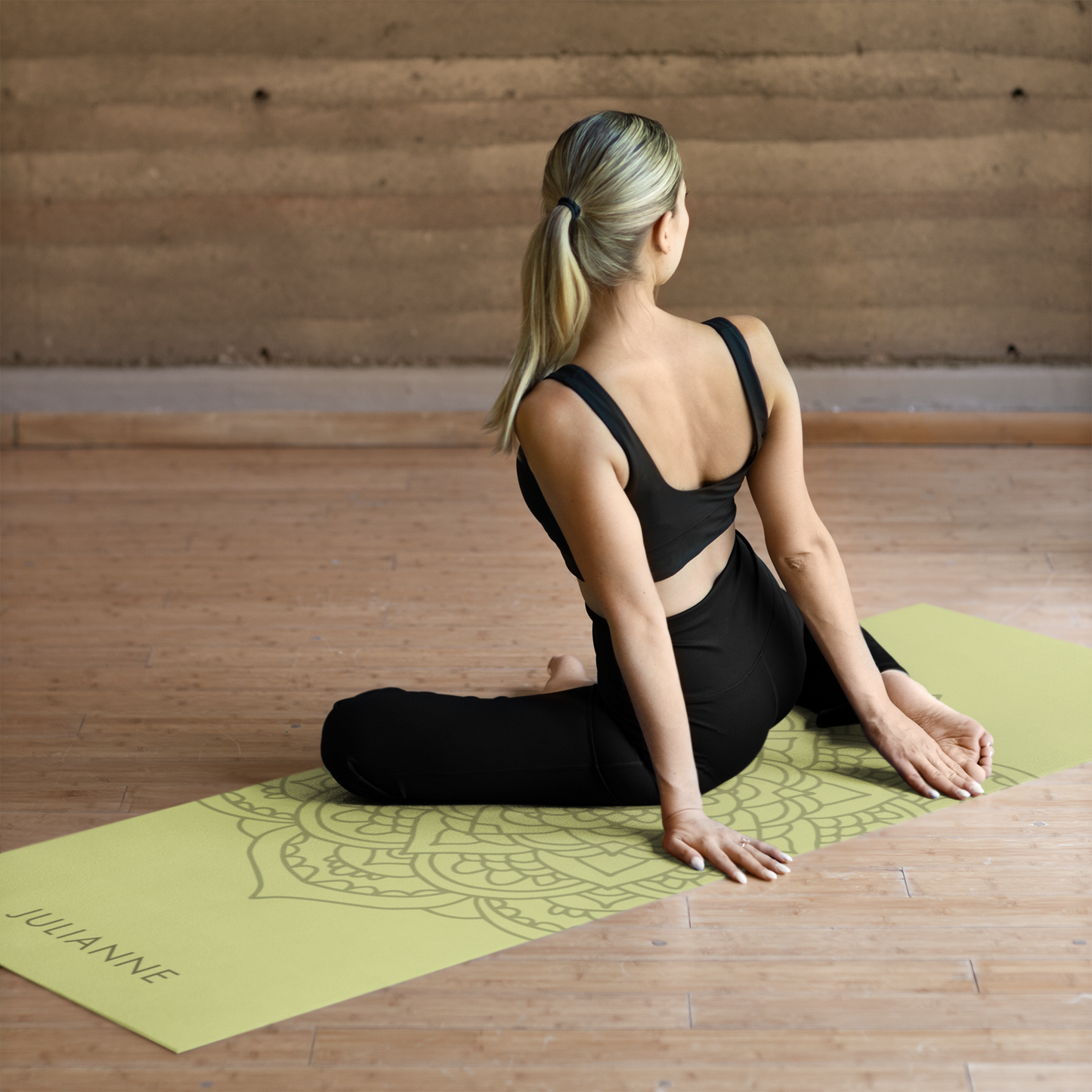 Personalized Mandala Yoga Mat