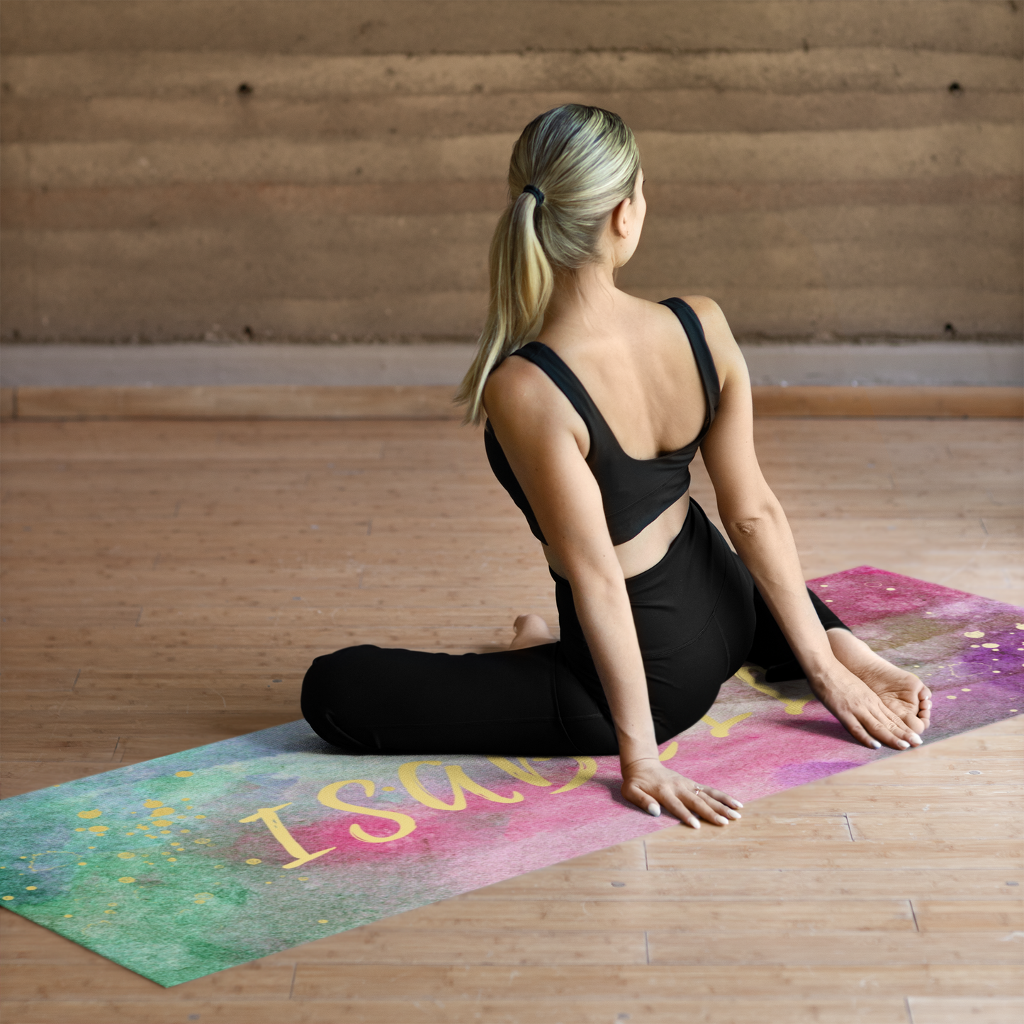 Custom Yoga Mat: Celestial Design